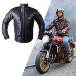 Kožená moto bunda W-TEC Valebravo  černá  4XL