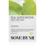 Some By Mi Clinical Solution Super Matcha Pore Care Mask pečující plátýnková maska pro stažení pórů a matný vzhled pleti 20 g