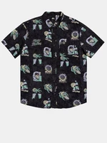 Black Patterned Shirt Quiksilver - Men