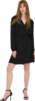 Jacqueline de Yong Dámské šaty JDYDIVYA Regular Fit 15300554 Black S