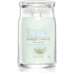 Yankee Candle Clean Cotton vonná svíčka Signature 567 g