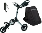 BagBoy Nitron SET Silver/Black Manuálny golfový vozík