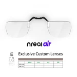 Nreal Air Myopia Lens Custom Degree Smart AR Glasses Aspheric Resin Anti-Radiation Anti-Blue Eyeglasses Prescription lenses