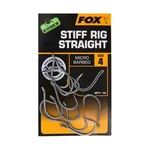 Fox háčky Edges Stiff Rig Straight Hooks vel. 6, 10 ks Micro Barbed