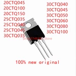 10PCS 20CTQ045 20CTQ100 20CTQ150 25CTQ035 25CTQ040 25CTQ045 30CTQ035 30CTQ040 30CTQ045 30CTQ050 30CTQ060 30CTQ080 30CTQ100 TO220