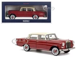 1966 Mercedes-Benz 200 Red with Beige Top 1/18 Diecast Model Car by Norev