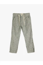 Koton Linen Pants with Tie Waist and Pocket