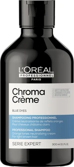 L´Oréal Professionnel Profesionální modrý šampon neutralizující oranžové tóny Serie Expert Chroma Crème (Blue Dyes Shampoo) 300 ml