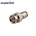 Superbat Mini-BNC Clamp Male RF Coaxial Connector for Cable LMR100 RG316 RG174