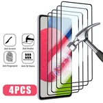 4PCS Tempered Glass for Samsung A53 A14 A52 A12 A23 A13 A71 A50 A70 Screen Protector for Samsung A30 A31 A32 A51 A72 A33 A73 5G