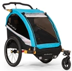 Burley D'Lite X Old School Blue Asiento para niños / carrito