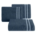 Eurofirany Unisex's Towel 427630 Navy Blue