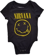 Nirvana Tricou Yellow Happy Face Kids Black 1.5 Ani