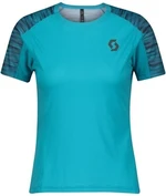 Scott Trail Run Breeze Blue/Dark Purple L Chemise de course à manches courtes