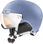 UVEX Hlmt 500 Visor Dust Blue Mat 52-55 cm Skihelm