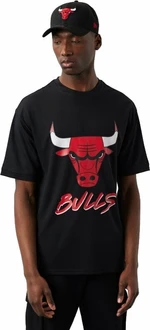 Chicago Bulls NBA Script Mesh Black/Red L Bluza