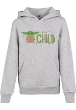 Kids Mandalorian The Child Hoody heather gray