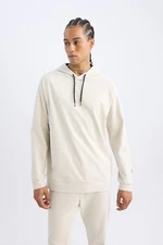 DeFactoFit Standard Fit Hooded Sports Sweatshirt