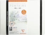 Clairefontaine Fontaine Hot-Pressed Hardbound Book + 4 Blotting Papers Szkicownik 21 x 16 cm 300 g