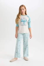 DEFACTO Girls Regular Fit 2-Piece Pajama Set