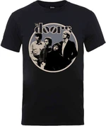 The Doors T-shirt Retro Circle Unisex Black 2XL