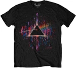 Pink Floyd Ing Dark Side of the Moon Pink Splatter Unisex Black XL