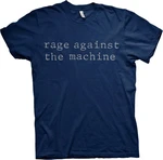 Rage Against The Machine T-shirt Original Logo Unisex Navy Blue L