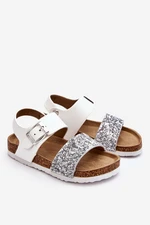 Leather Kids Sandals Big Star LL374133 White