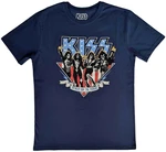 Kiss Camiseta de manga corta Americana Unisex Denim Blue L