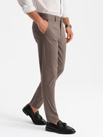 Ombre Men's uniform REGULAR FIT chino pants - brown