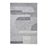 Szary dywan z mieszanki bawełny odpowiedni do prania 122x170 cm Whisper – Think Rugs