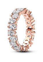 Pandora Oslnivý pozlacený prsten Rose Timeless 183021C01 50 mm