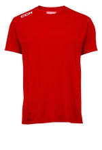 Pánské tričko CCM  SS Essential Tee Red