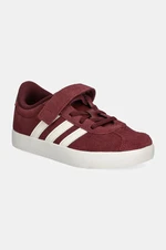 Dětské sneakers boty adidas VL COURT 3.0 EL C vínová barva, IH4960