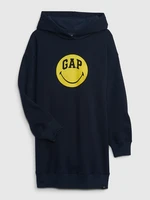 GAP Gap & Smiley® Šaty dětské Modrá