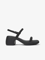 Black Women's Leather Camper Thelma Sandals