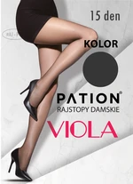 Raj-Pol Woman's Tights Pation Viola 15 DEN