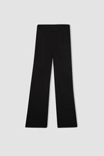 DEFACTO Fit Wide Leg Scuba Diving Fabric Basic Sweatpants