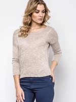 Short sweater beige