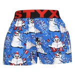 Children's Boxer Shorts Styx Art Sports Rubber Christmas Snowmen