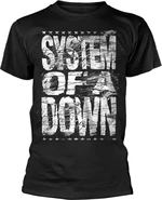 System of a Down Tricou Distressed Black L