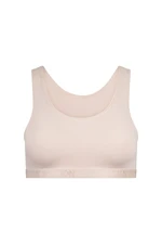 Nikola girl's bra with wide straps - powder