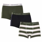 3PACK men's boxers Gant multicolored