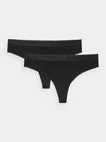 Women's Underwear Panties 4F (2 Pack) - Black