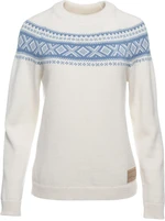 Dale of Norway Vågsøy Womens Wool Sweater Off White/Blueshadow M Sweter