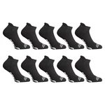 10PACK Styx low black socks