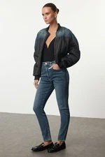 Trendyol Blue High Waist Skinny Jeans