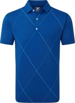 Footjoy Raker Print Lisle Deep Blue L Polo košile