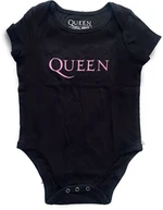 Queen Tričko Pink Logo Kids Black 1 rok