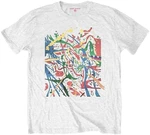 Pink Floyd T-shirt Pollock Prism Unisex White 2XL